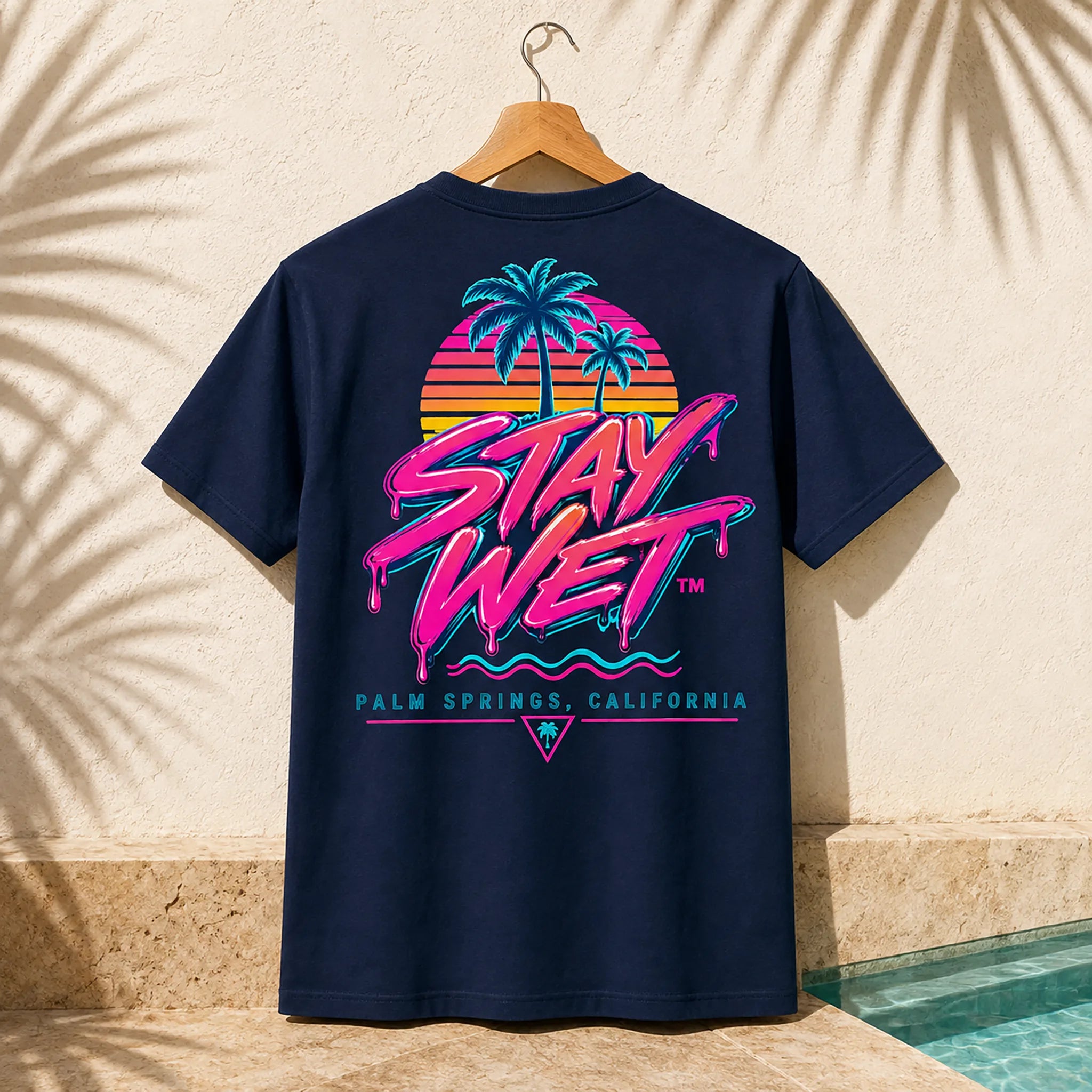Stay Wet™ Palms – Front & Back Tee - Image 8