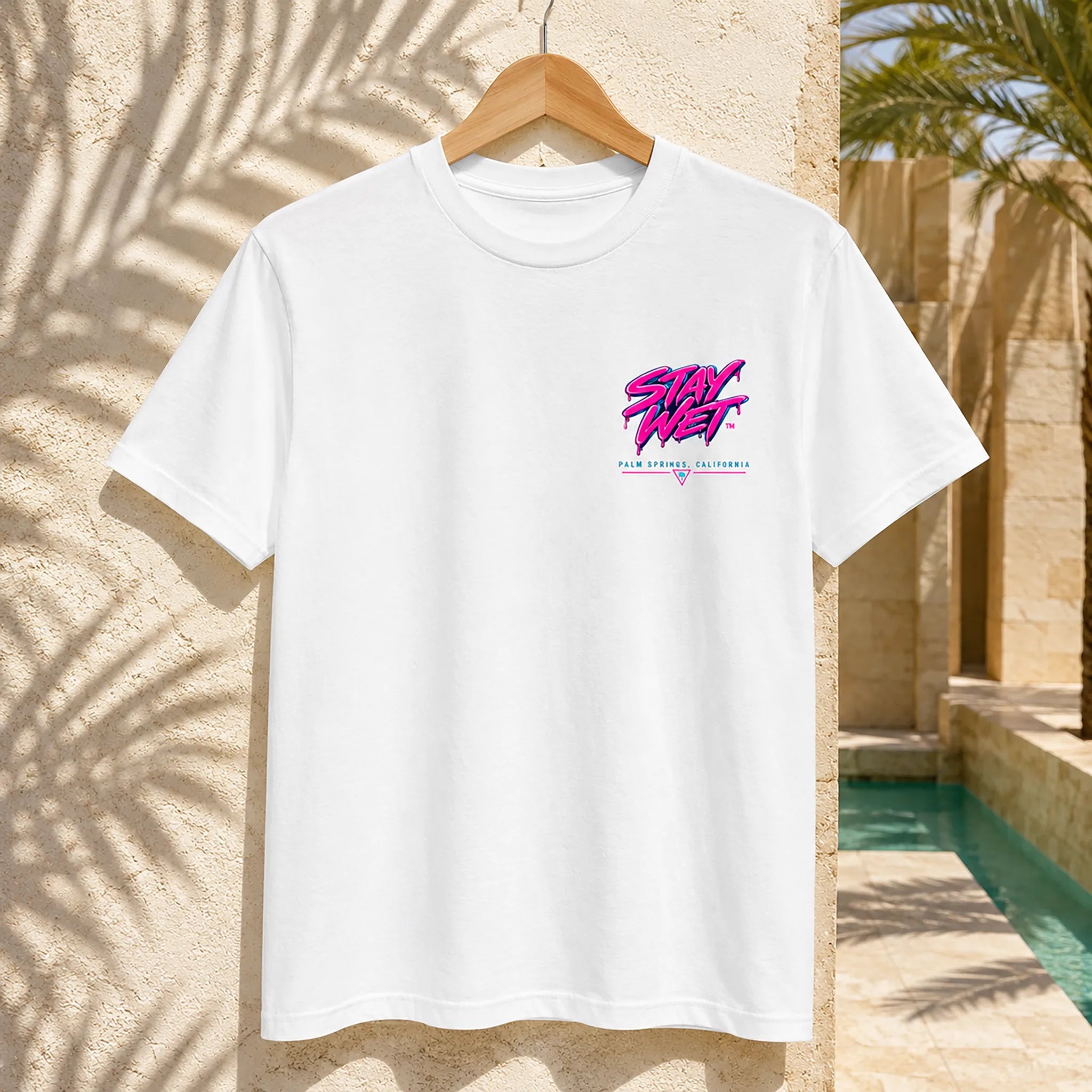 Stay Wet™ Palms – Front & Back Tee - Image 2