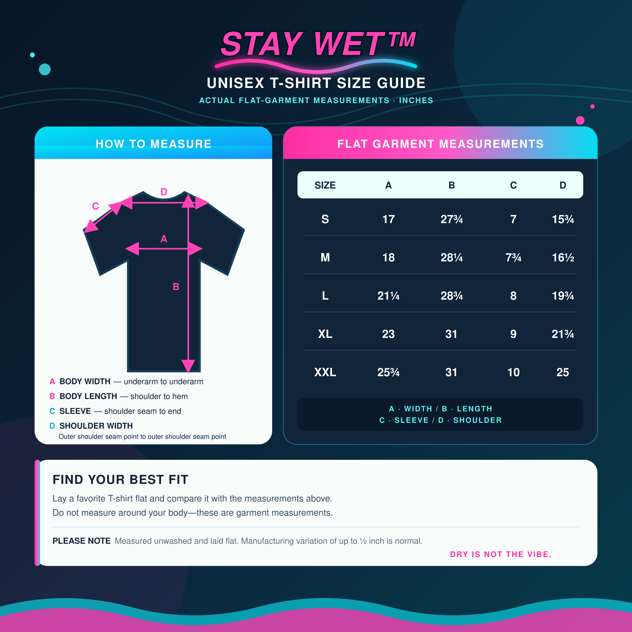 Stay Wet™ Signature Logo Large Front Graphic Tee - Image 6